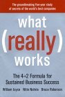 Lo que realmente funciona, La fórmula 4+2 para mantener el éxito en los negocios, por Nitin Nohria, William Joyce