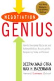 El genio de la negociación, Cómo superar obstáculos y obtener grandes resultados en una mesa de negociaciones y más, por Max Bazerman, Deepak Malhotra