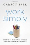Trabajar simplemente, Aprovechar nuestro estilo de productividad, por Carson Tate